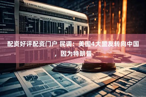 配资好评配资门户 民调：美国4大盟友转向中国，因为特朗普